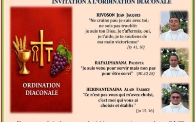Ordination diaconale de Fabrice Herinantenaina
